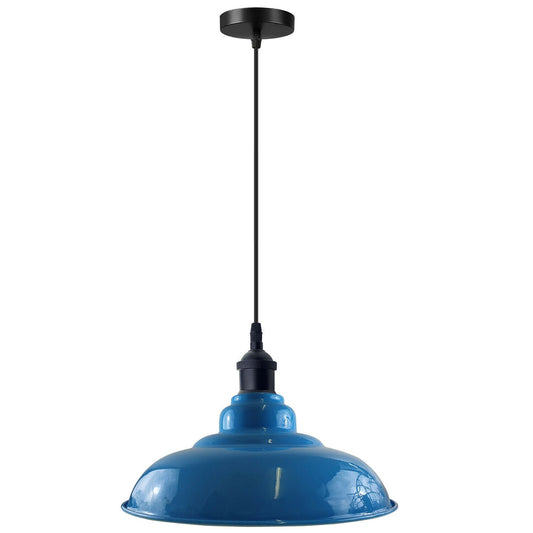 Blue Pendant Light Perfect for Kitchen Island or Bar Areas~3689