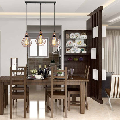 Linear Cage Pendant Light Fixture~3775