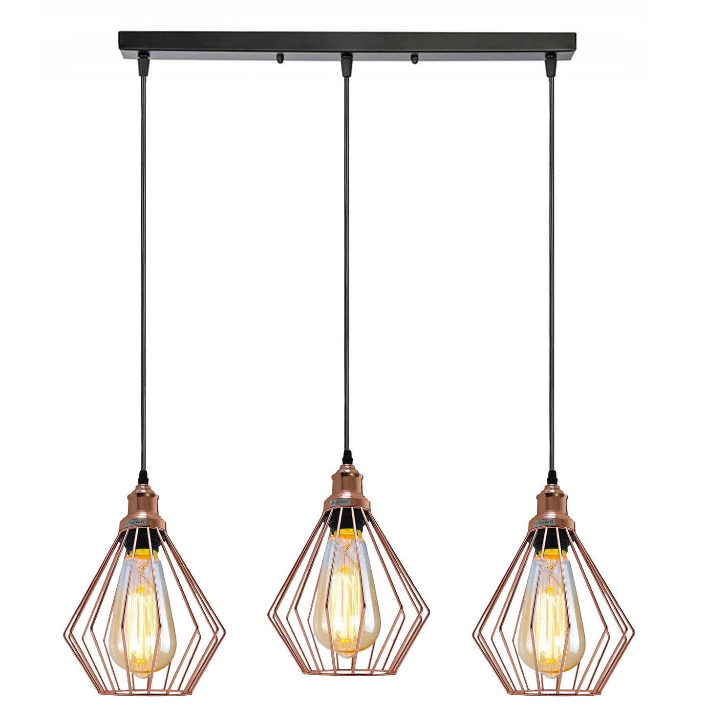 Linear Cage Pendant Light Fixture~3775