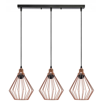 Linear Cage Pendant Light Fixture~3775