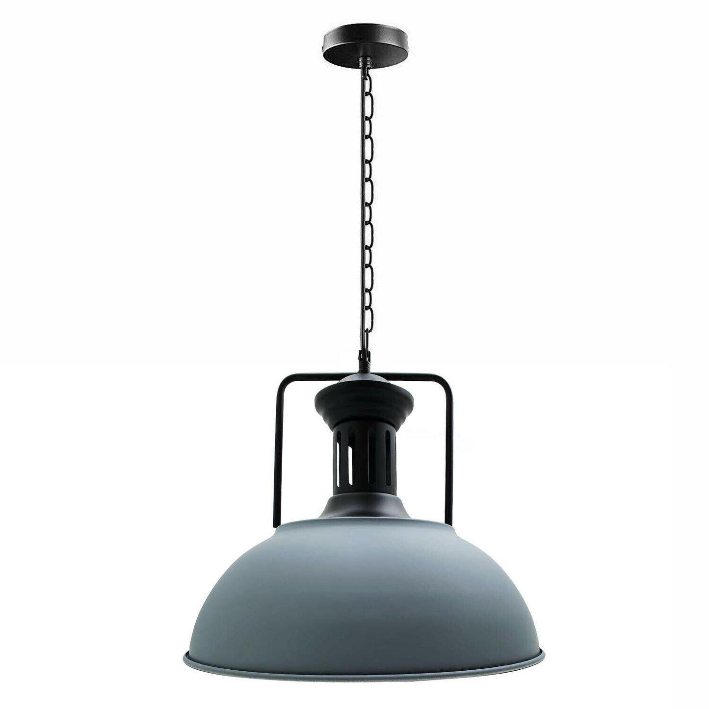 Grey Industrial Metal  Chain Pendant Light~3807
