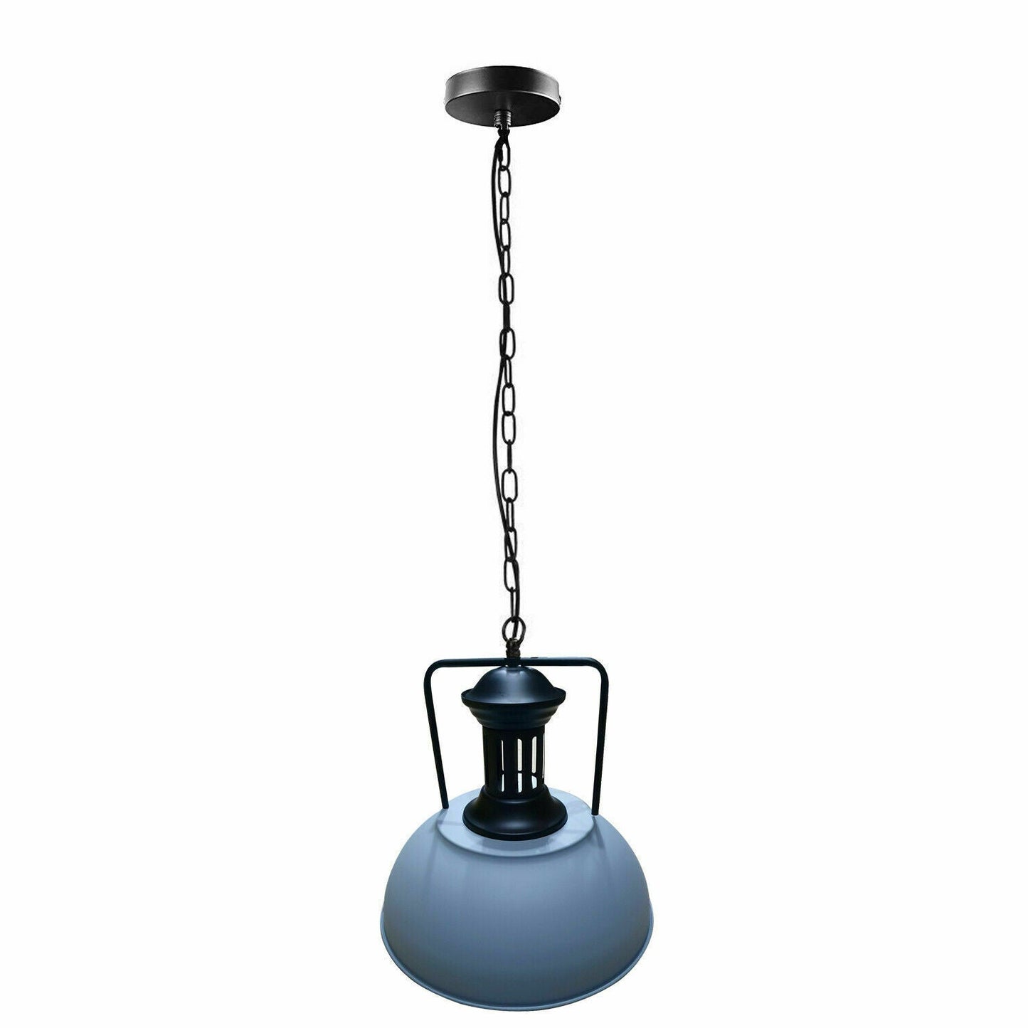 Grey Industrial Metal  Chain Pendant Light~3807