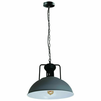 Grey Industrial Metal  Chain Pendant Light~3807