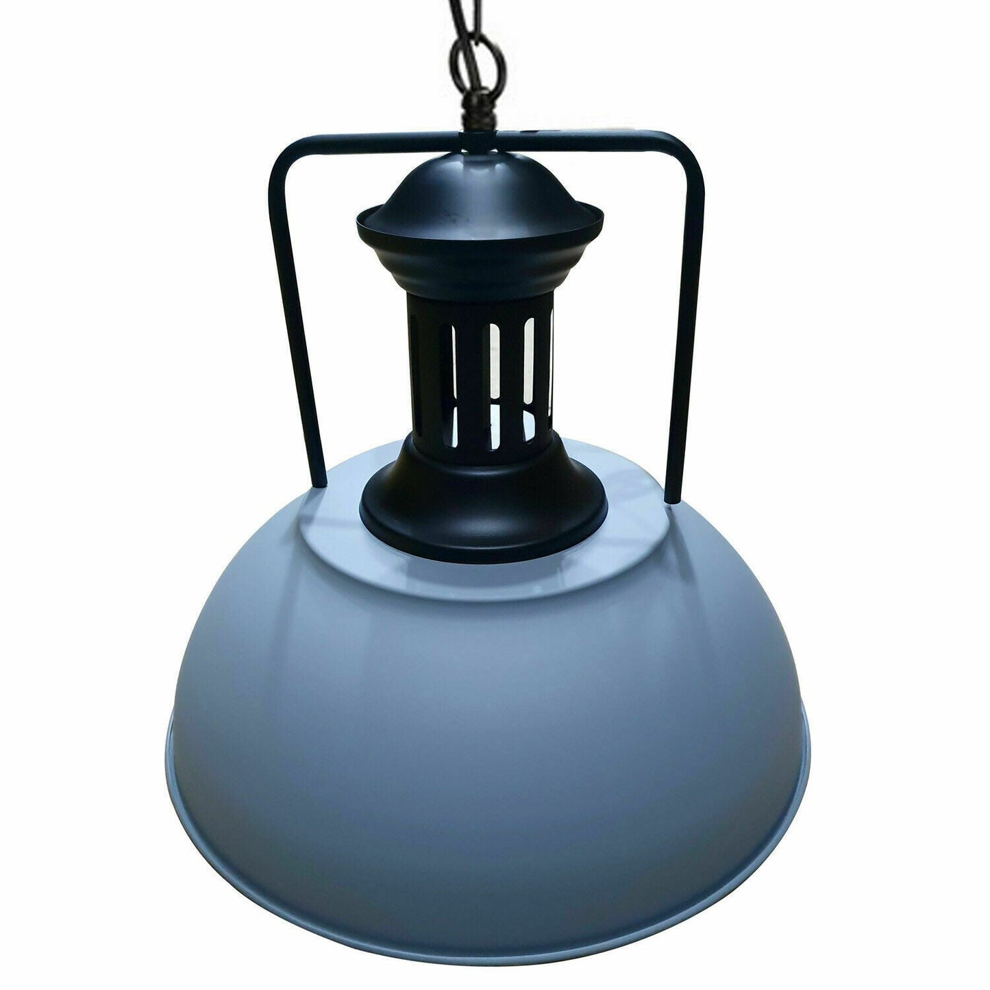 Grey Industrial Metal  Chain Pendant Light~3807
