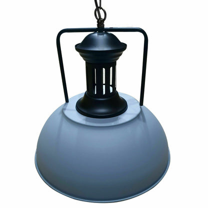 Grey Industrial Metal  Chain Pendant Light~3807