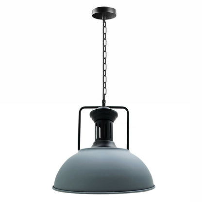Grey Industrial Metal  Chain Pendant Light~3807