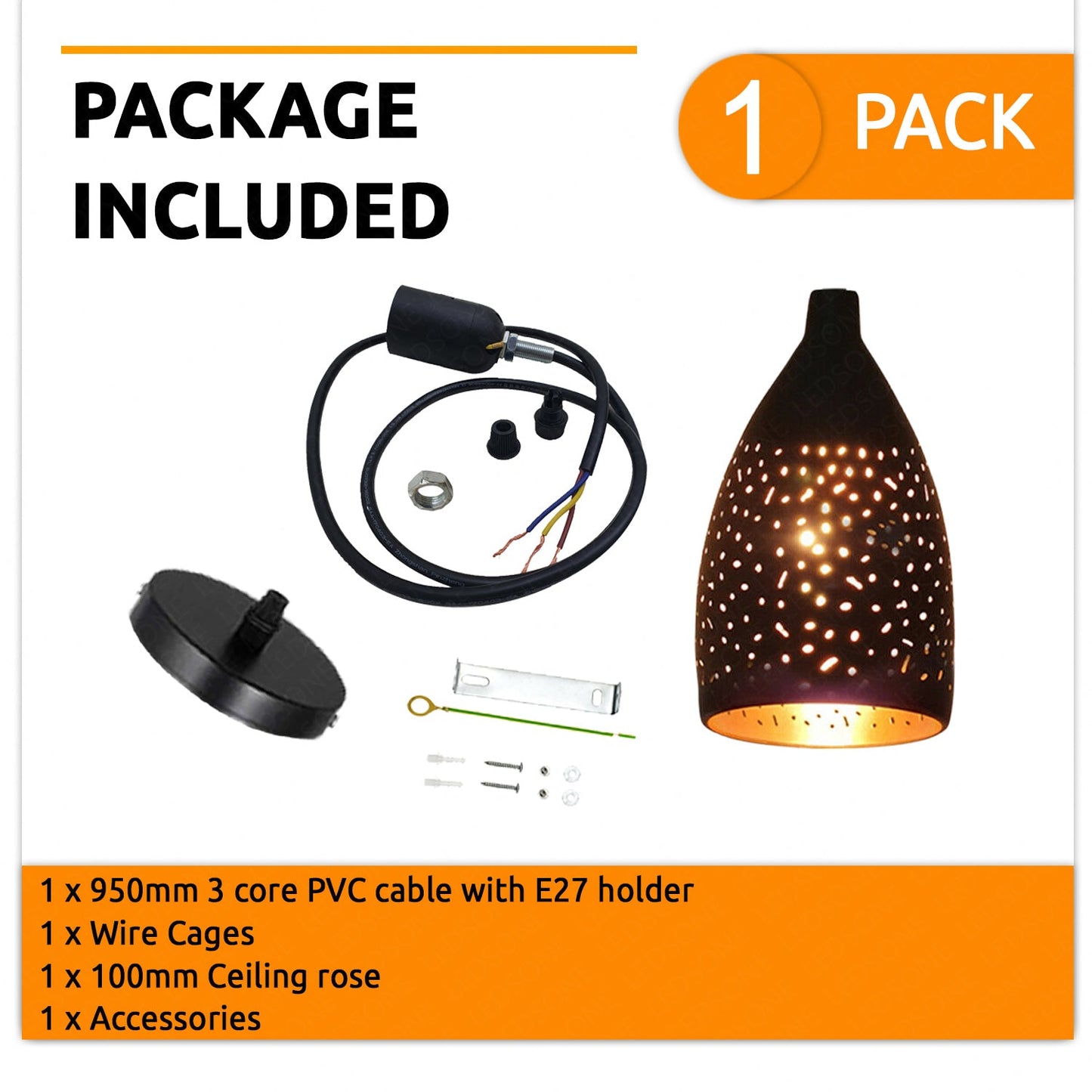 Retro Unique Pendant Light ~ 3872