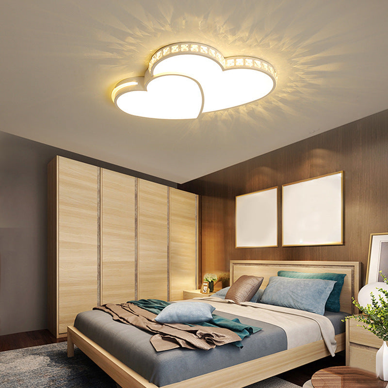 Children's Room LED Ceiling Light Dining Room And Study Room Bedroom Heart-shaped Light