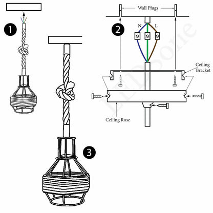 Retro Industrial Metal Pendant Light – Vintage Suspended Ceiling