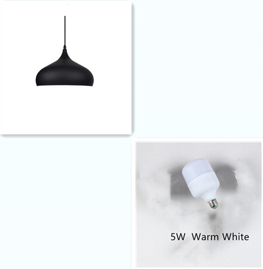 Lámpara colgante LED moderna de aluminio