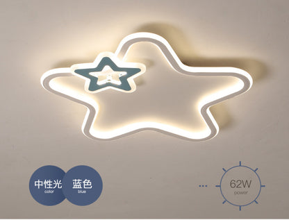 Children's Room Ceiling Led Bedroom Light Five-pointed Star Lamp