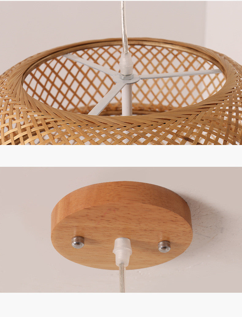 Nordic Bamboo Weaving Pendant Light