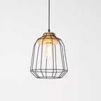 Flower Grass Iron Pendant Light Pastoral Design