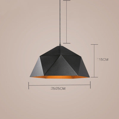 Nordic Iron Pendant Chandelier Single Head Modern