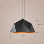 Nordic Iron Pendant Chandelier Single Head Modern