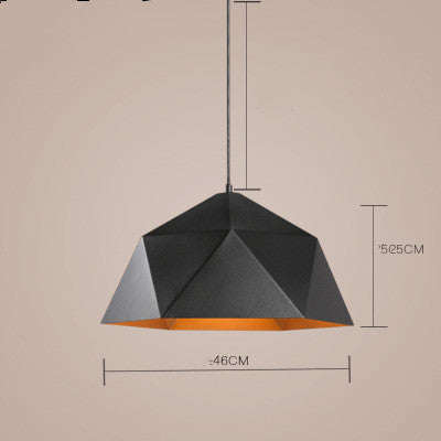 Nordic Iron Pendant Chandelier Single Head Modern