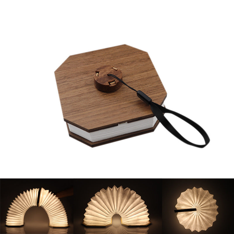 Rechargeable Wooden Organ Light Dupont Paper Atmosphere Light
