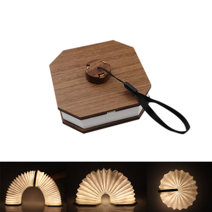 Rechargeable Wooden Organ Light Dupont Paper Atmosphere Light
