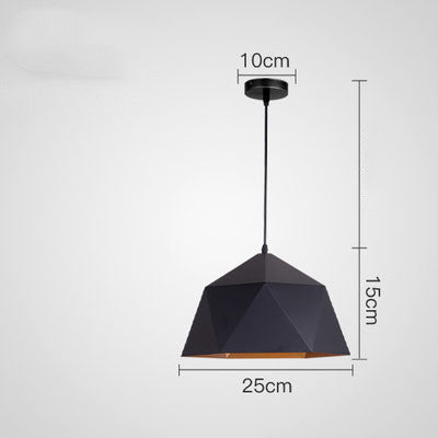 Colorful Geometric Iron Pendant Light