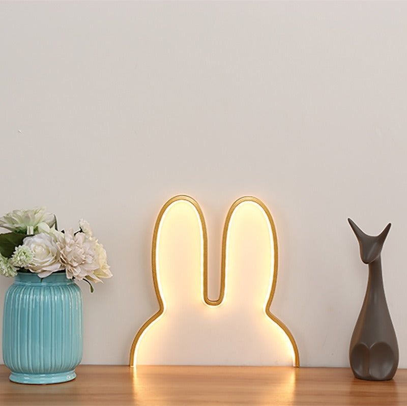 Children's Room Cute Cute Rabbit Net Red LED Wall Light Night Light