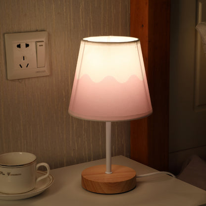 Bed And Breakfast Solid Wood Fabric Nordic Decorative Table Lamp