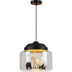 Modern Glass Pendant Lamp for Kids Room