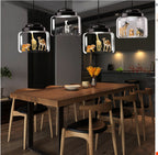 Modern Glass Pendant Lamp for Kids Room