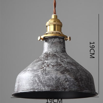 Retro Cafe Pendant Lamp Copper & Iron Design