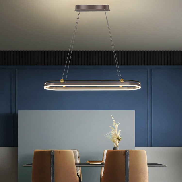 Modern Aluminum LED Pendant Chandelier with PMMA Shade