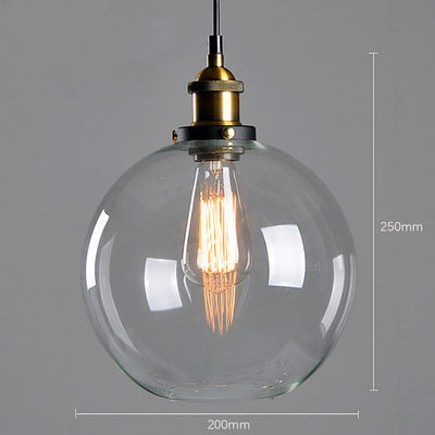 Nordic Minimalist Glass Pendant Chandelier