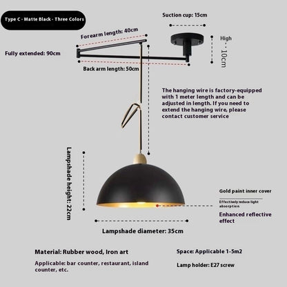 Italian Design Wind Displacement Chandelier