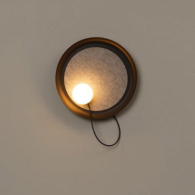Minimalist Iron Wall Lamp with PVC Shade