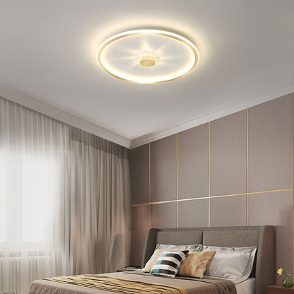 Bedroom Ceiling Lamp Simple Modern Study Lamp Personality Creative Round Cozy And Romantic