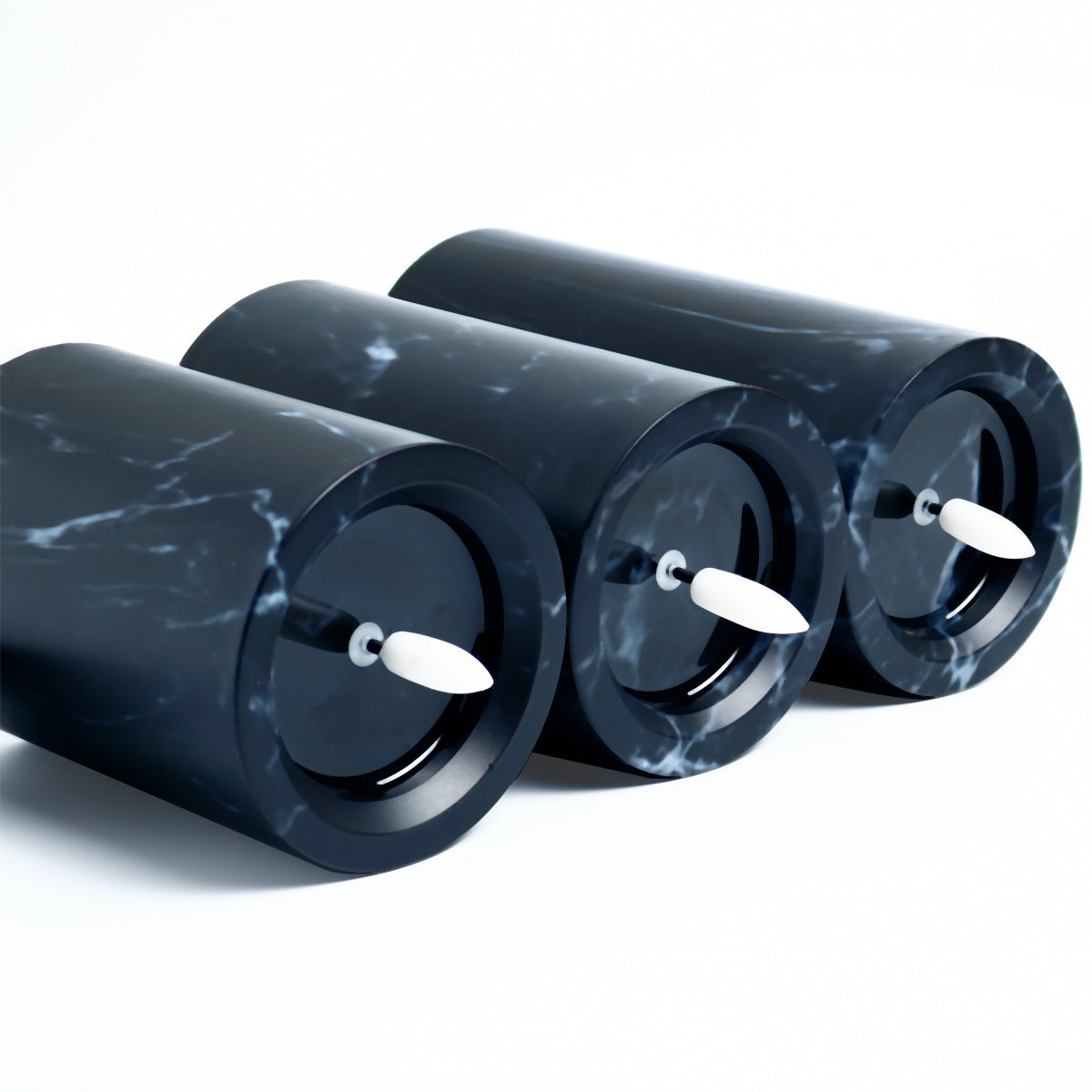 Electronic Candle Light Luxury Romantic Style Simple Modern Creative Simulation Marble