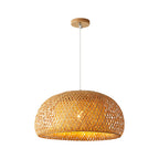 Japanese Bamboo Woven Pendant Light