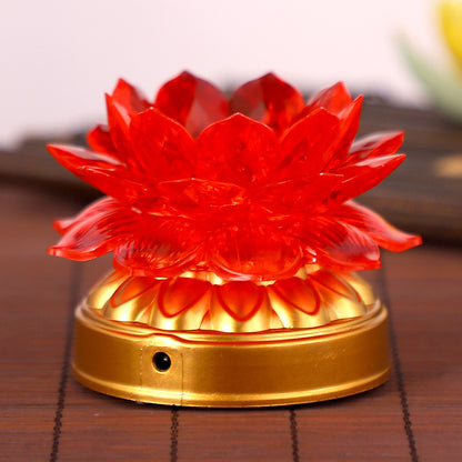 Blessing Lotus Lamp Buddha Front Ornaments