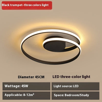 Aluminum Line Bedroom Light Simple Modern Living Room Ceiling Lamp