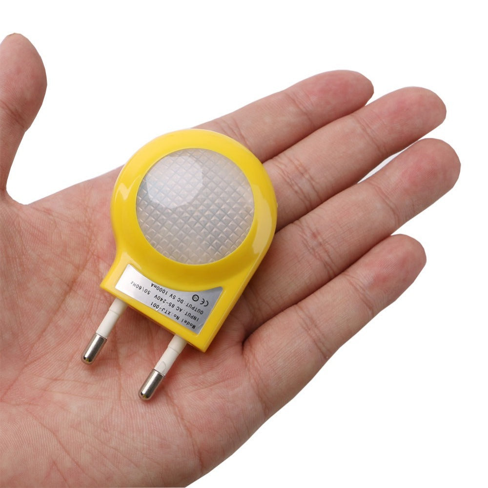 Mini LED Snail Night Light Auto Night Lamp Built-in Light Sensor Control Light Wall Lamp For Baby Kids Bedroom EU US Plug