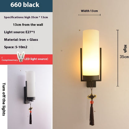 New Chinese Style Living Room Simple Bedside Lamp