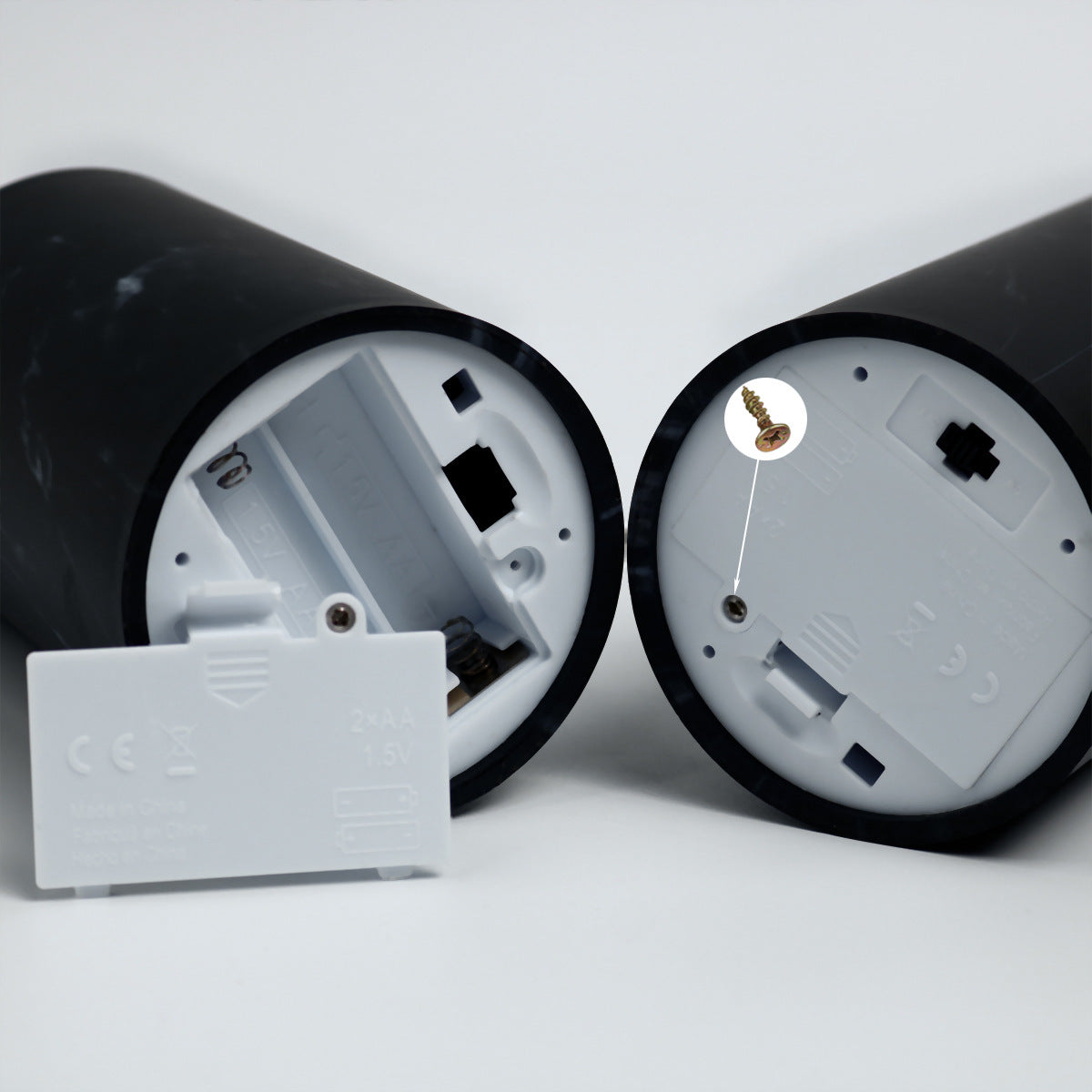 Electronic Candle Light Luxury Romantic Style Simple Modern Creative Simulation Marble