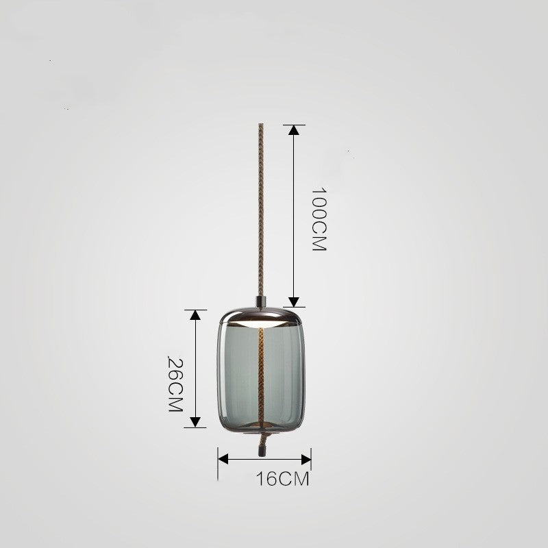 Nordic Glass Pendant Chandelier Single Head