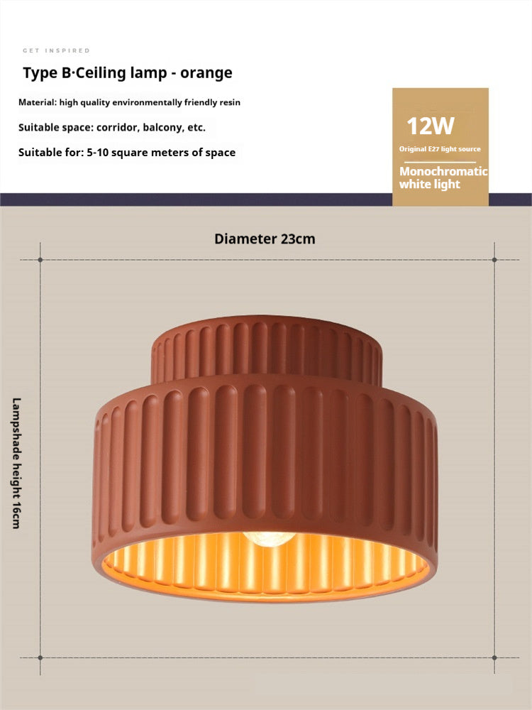 Nordic Cream Style Corridor Ceiling Light