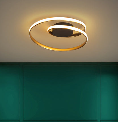 Aluminum Line Bedroom Light Simple Modern Living Room Ceiling Lamp