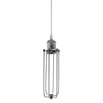 3 Way Cluster Hanging Ceiling Pendant Light E27 Chrome Light Fitting