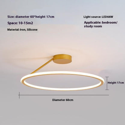 Simple Modern Led Ceiling Light Room Round Lighting