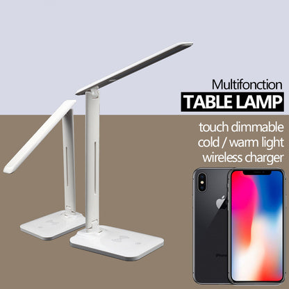 Eye Protection Desk Lamp Wireless Charger Stepless Dimming