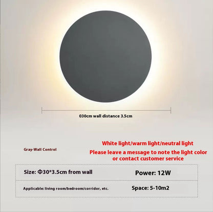 Simple Corridor Stair Wall Background Wall Light Touch