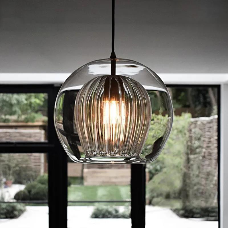 Creative Bar Restaurant Glass Jellyfish Chandelier