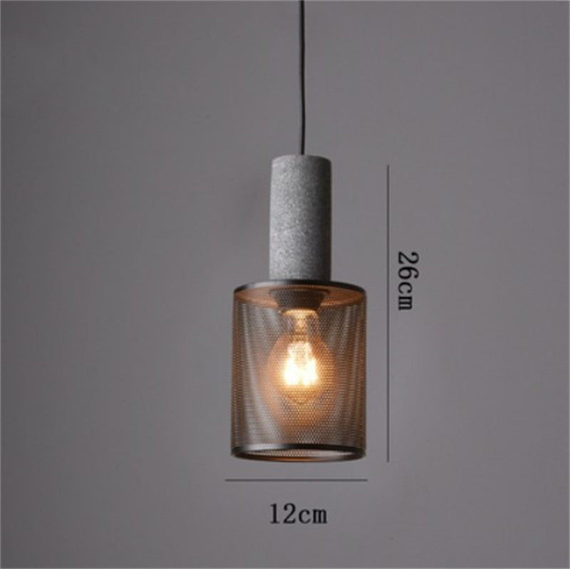 American Country Vintage Industrial Style Cement Chandelier