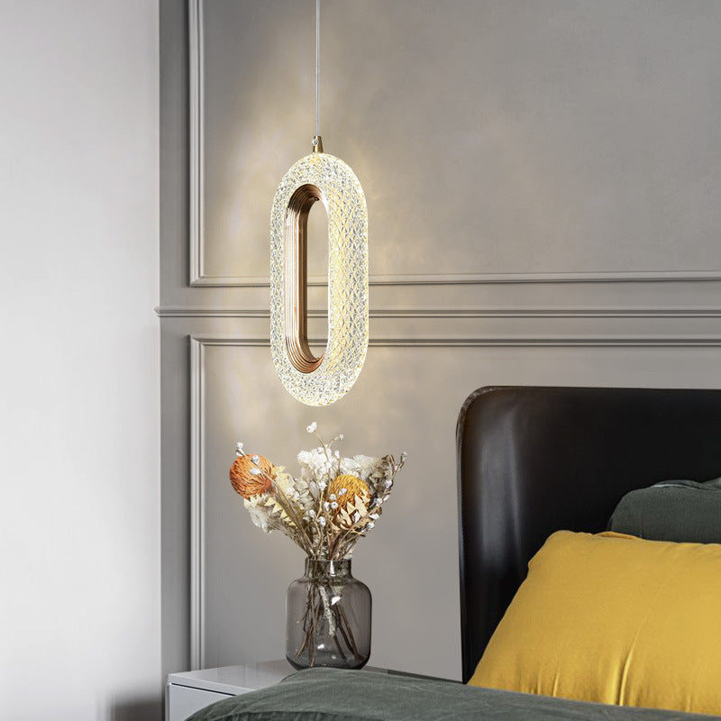 Zinc Alloy Acrylic LED Pendant Light - Minimalist